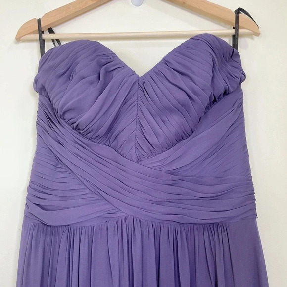 DESSY COLLECTION | LUX CHIFFON BRIDEMAID PROM DRESS IN CONCORD COLOR - Picture 8 of 14